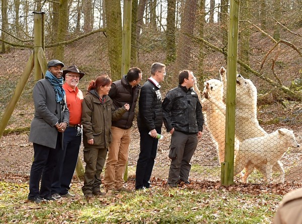 US Generalkonsul, Minister Reinhold Jost im Wolfspark